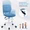 Costway Kids Desk Chair Ergonomic Swivel Children Mesh Study Height Adjustable Rose/Blue/Turquoise/Purple/Gray/Light Green